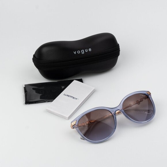 Vogue Women Sunglasses Purple Violet Brown Gradient Cat Eye VO5460S BRAND NEW - Picture 8 of 8